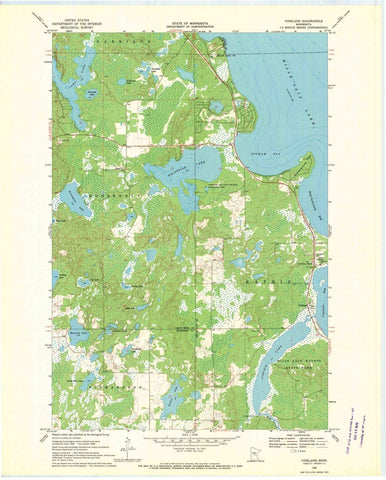 1968 Vineland, MN - Minnesota - USGS Topographic Map