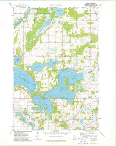 1973 Vining, MN - Minnesota - USGS Topographic Map