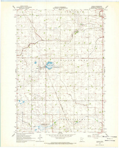 1967 Wanda, MN - Minnesota - USGS Topographic Map