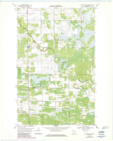 1968 Wannaska, MN - Minnesota - USGS Topographic Map