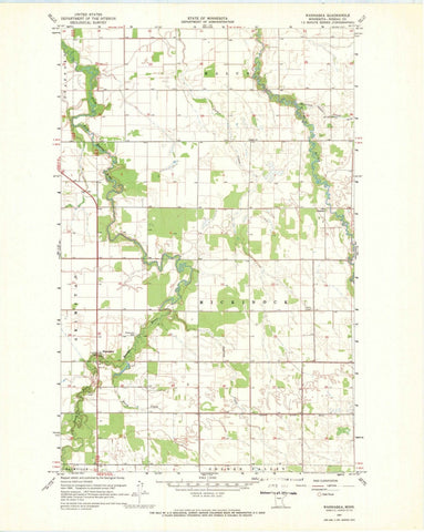1967 Wannaska, MN - Minnesota - USGS Topographic Map v2