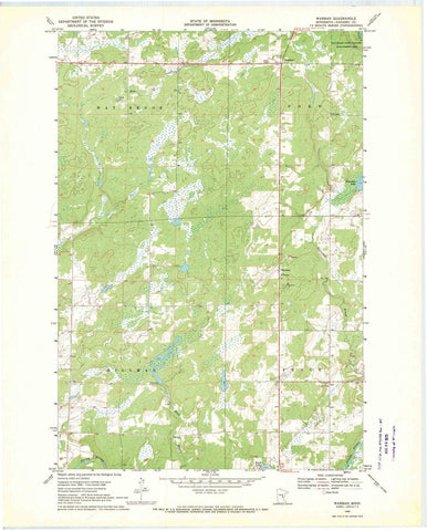 1968 Warman, MN - Minnesota - USGS Topographic Map