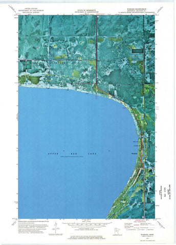 1973 Waskish, MN - Minnesota - USGS Topographic Map v2