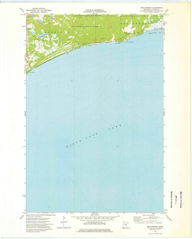 1973 Wealthwood, MN - Minnesota - USGS Topographic Map