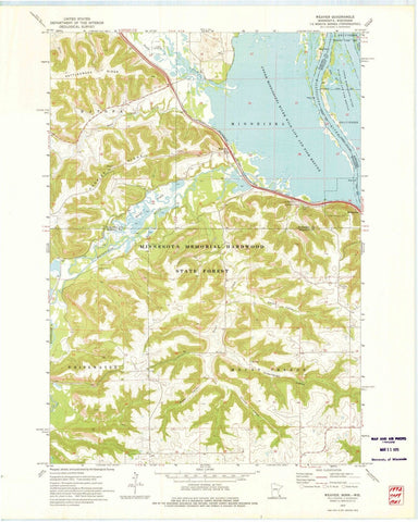 1972 Weaver, MN - Minnesota - USGS Topographic Map