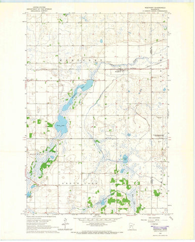 1965 Westport, MN - Minnesota - USGS Topographic Map