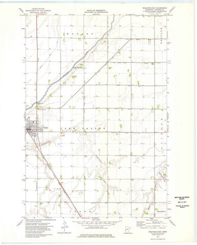 1974 Wheaton East, MN - Minnesota - USGS Topographic Map