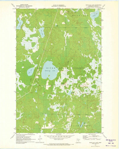 1970 White Elk Lake, MN - Minnesota - USGS Topographic Map