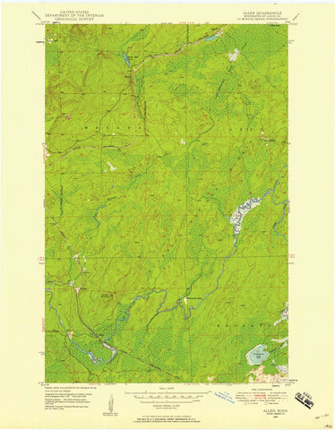1949 Allen, MN - Minnesota - USGS Topographic Map
