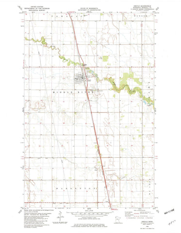 1982 Argyle, MN - Minnesota - USGS Topographic Map