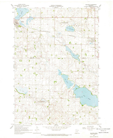 1967 Balaton, MN - Minnesota - USGS Topographic Map v2