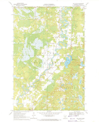 1970 Ball Bluff, MN - Minnesota - USGS Topographic Map