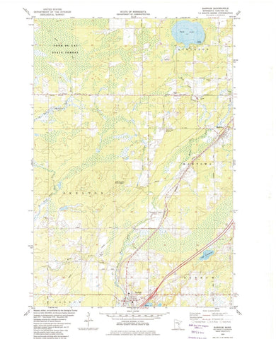 1981 Barnum, MN - Minnesota - USGS Topographic Map