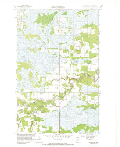 1968 Baudette, MN - Minnesota - USGS Topographic Map v2