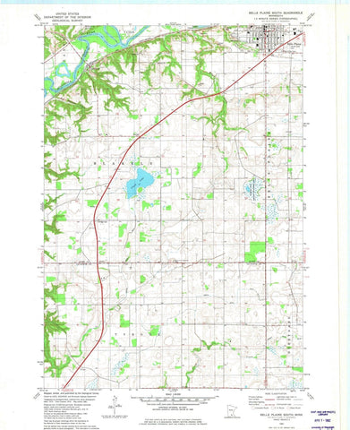 1981 Belle Plaine North, MN - Minnesota - USGS Topographic Map