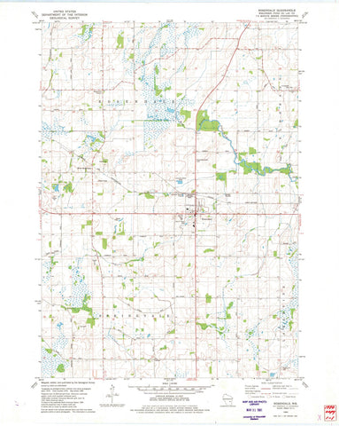 1980 Rosendale, WI - Wisconsin - USGS Topographic Map