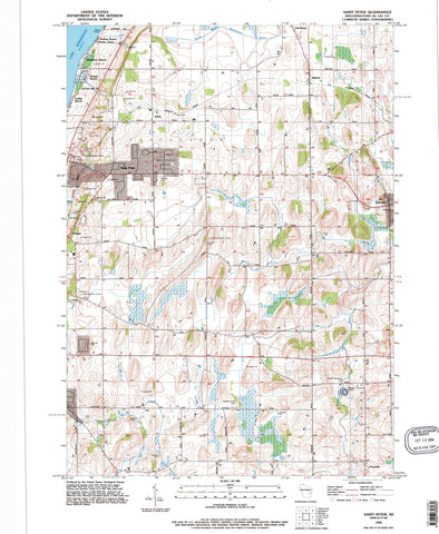 1992 Saint Peter, WI - Wisconsin - USGS Topographic Map