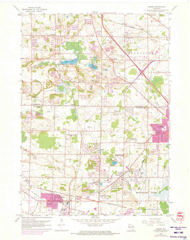 1959 Sussex, WI - Wisconsin - USGS Topographic Map