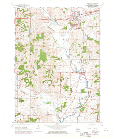 1962 Verona, WI - Wisconsin - USGS Topographic Map