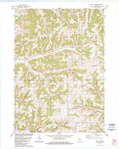 1983 West Lima, WI - Wisconsin - USGS Topographic Map