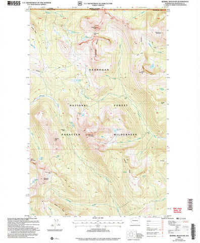 2002 Remmel Mountain, WA - Washington - USGS Topographic Map