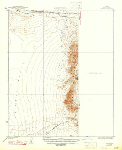 1930 Linskey, AZ - Arizona - USGS Topographic Map