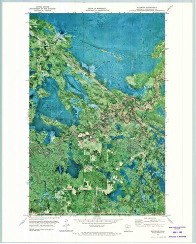 1971 Wildwood, MN - Minnesota - USGS Topographic Map v3