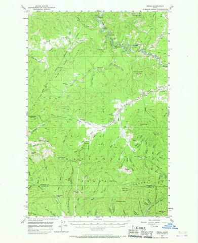 1957 Emida, ID - Idaho - USGS Topographic Map