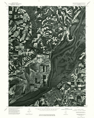 1975 Beardstown, IL - Illinois - USGS Topographic Map v2