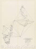 Historic Map : International Boundary Commission United States and Canada Triangulation and precise traverse sketches, 1924 , Vintage Wall Art , v2