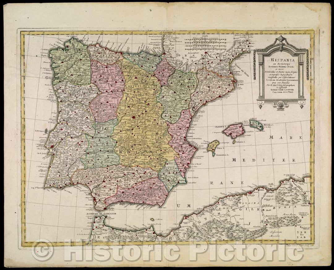 Historic Map - Scotland (Southern Sheet), 1879, W. & A.K. Johnston - Vintage Wall Art