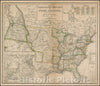 Historic Map - Die Vereinigten Staaten von Nord-Amerika :: Streit's of the United States, Region around Washington DC, Boston, Philadelphia and New York, 1848 - Vintage Wall Art