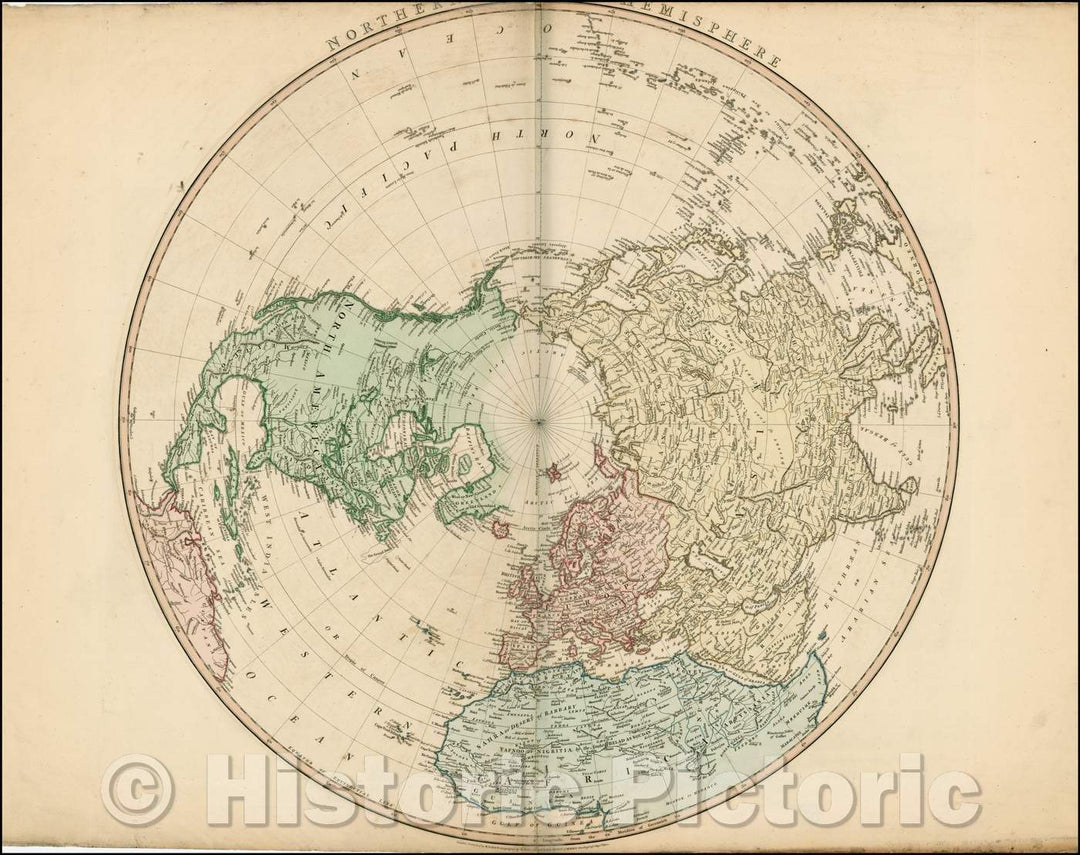 Historic Map - Northern Hemisphere, 1790, William Faden v1