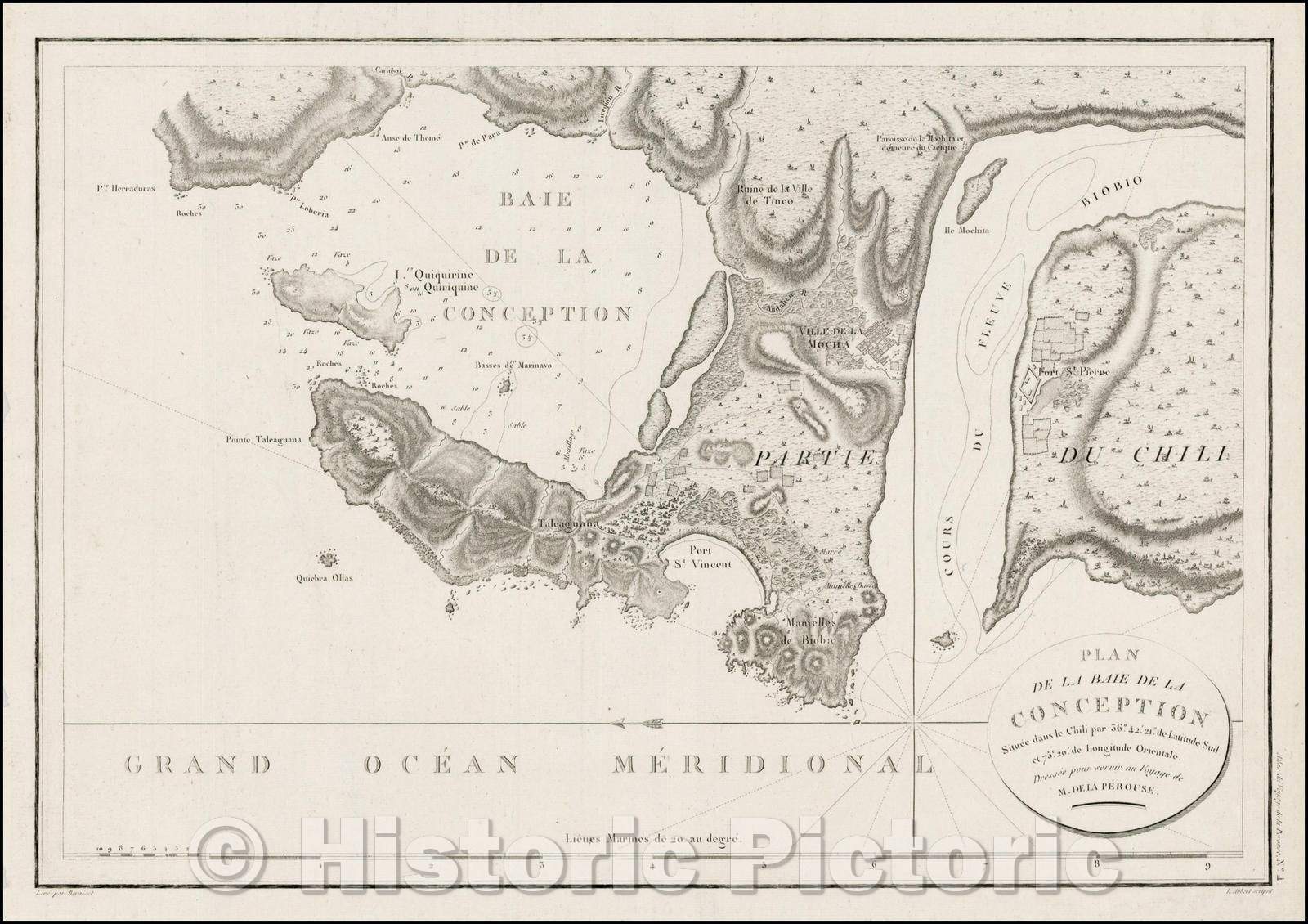 Historic Map - Plan De Jerusalem Ancienne & Moderne/Map of Jerusalem with 18 inset Plans of holy sites, 1797, Jean Francois Galaup de La Perouse - Vintage Wall Art