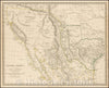 Historic Map - Central America II. Including Texas, California and the Northern States of Mexico, 1842, SDUK v2