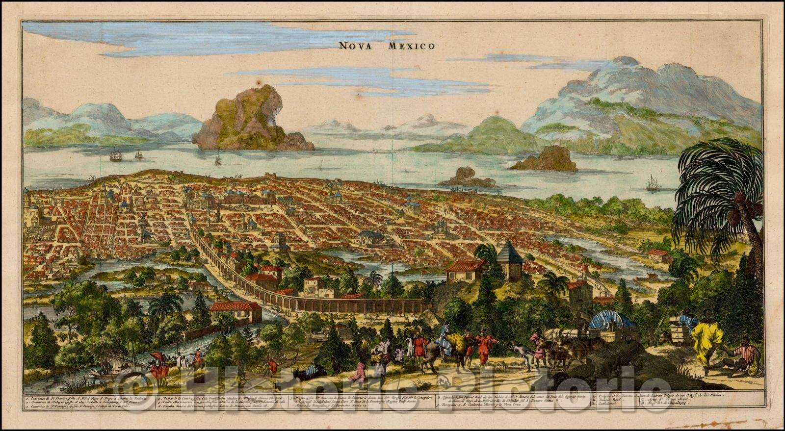 Historic Map - Nova Mexico [Mexico City], 1671, John Ogilby v2