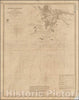 Historic Map - Cedar Keys and Approaches Florida From a Trigonometric Survey, 1854, United States Coast Survey - Vintage Wall Art