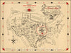 Historic Map - A Texan's Map of the United States [of Texas] [Everything Depicted Hereon Is Gospel Truth!.Attested To, 1949, Frank Oliver v1