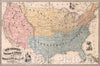 Historic Map - Our Country As Traitors & Tyrants Would Have It. or Map of the Disunited States, 1864, H.H. Lloyd - Vintage Wall Art