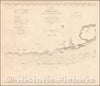 Historic Map - Coast Chart No. 69 Florida Reefs From The Elbow To Lower Matecumbe Key, 1863, United States Coast Survey - Vintage Wall Art