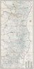 Historic Map - Map Prepared For Use With Guide To The John Muir Trail and The High Sierra Region, 1934, Sierra Club - Vintage Wall Art