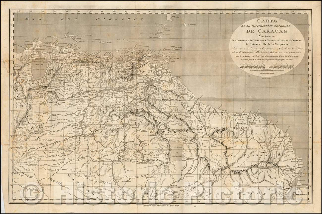 Historic Map - Carte D'Assemblage De L'Amerique Septentrionale/Map of North America, grandest North American Wall Map of the 19th Century, 1805 - Vintage Wall Art