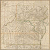 Historic Map - Notes on the State of Virginia [with the map:] country between Albermarle Sound, and Lake Erie, comprehending the whole of Virginia, Mary, 1787 - Vintage Wall Art