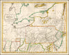 Historic Map - Map of the Middle States of America. Comprehends New-York, New-Jersey, Pennsylvania, Delaware and the Territory N.W. of Ohio, 1794, John Russell - Vintage Wall Art