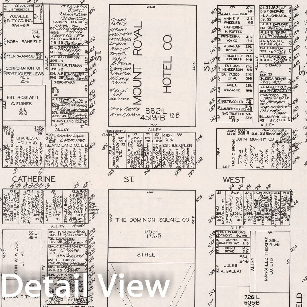 Historic Map : Montreal (Quebec). Sheet No. 1., 1929, Vintage Wall Decor