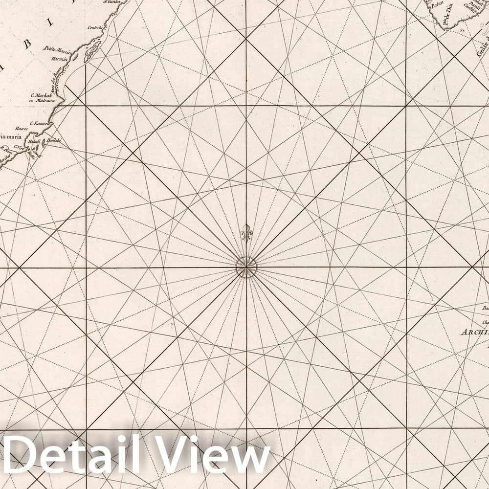 Historic Map : Carte Reduite De L'Ocean Oriental Septentrional, 1810, Vintage Wall Decor