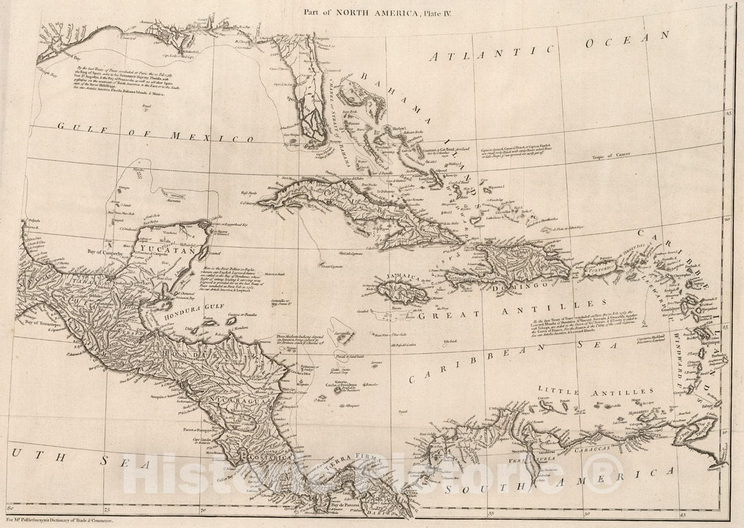 Historic Map : Vol. I. North America. Plate IV, 1774, Vintage Wall Decor