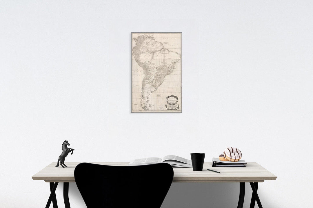 Historic Map : Composite Map: Vol. I. South America. Plate I-III, 1755, Vintage Wall Decor