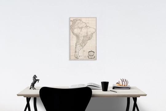 Historic Map : Composite Map: Vol. I. South America. Plate I-III, 1755, Vintage Wall Decor