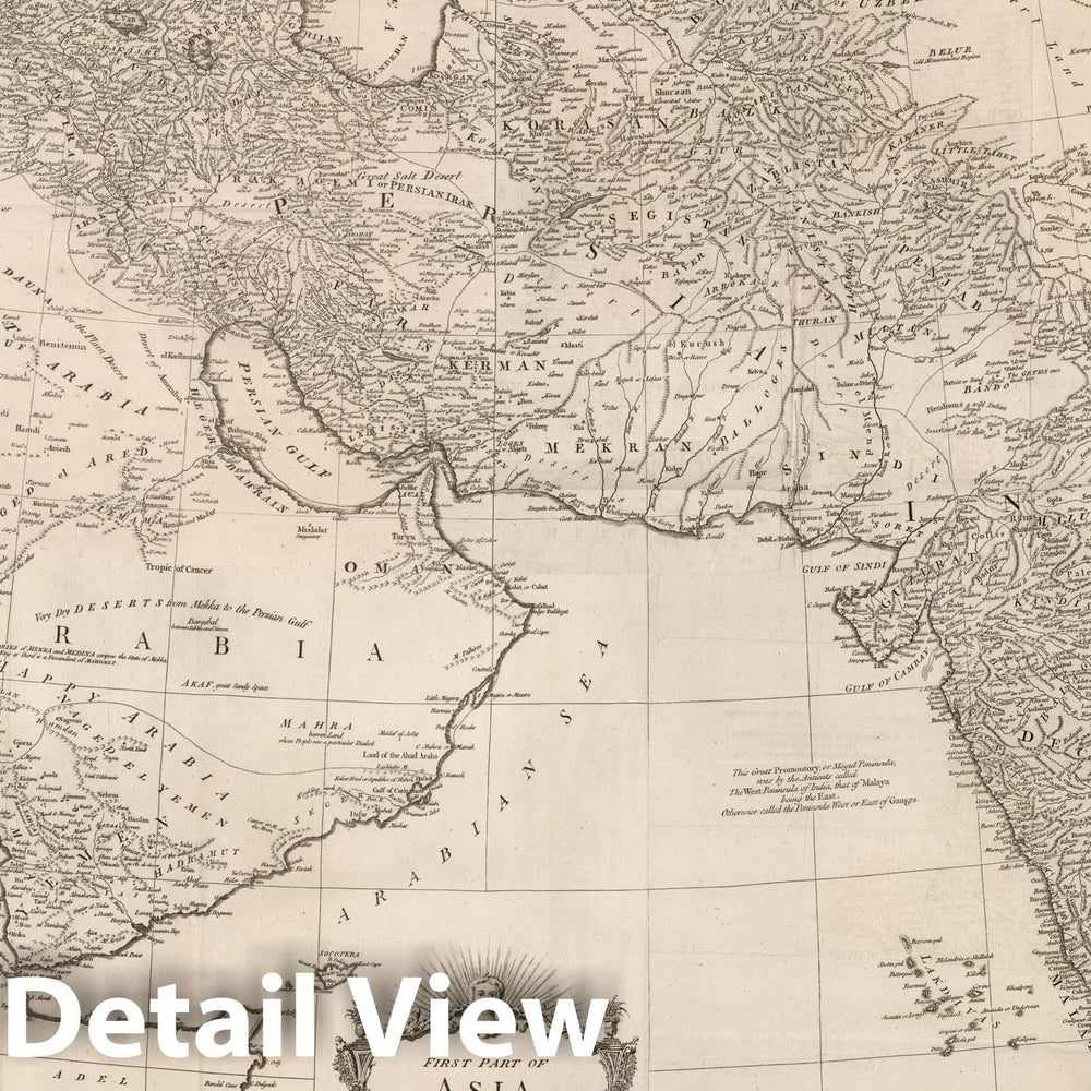 Historic Map : Composite Map: Vol. I. Asia. Part 1. Plate I-IV, 1755, Vintage Wall Decor